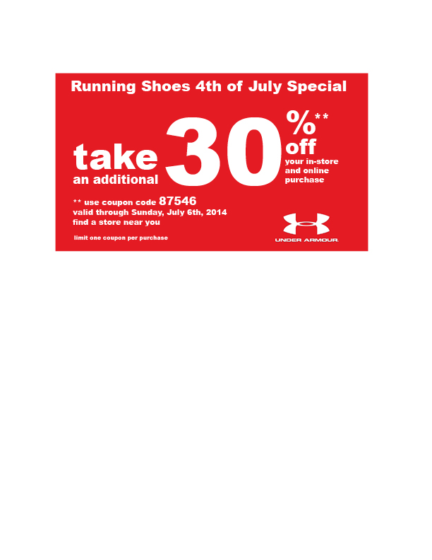 under armour coupons in store